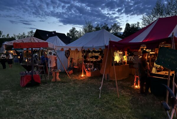 Mittelaltermarkt zu Luzern - Abendstimmung